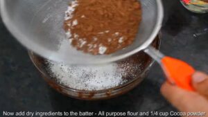 a chocolate brownie recipe instruction 6
