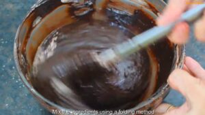 a chocolate brownie recipe instruction 7