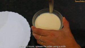 instruction for caramel custard 12