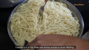 instruction for veg hakka noodles 8