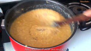 instruction of recipe of sweet pongal 10