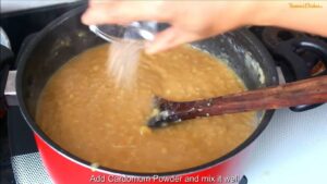 instruction of recipe of sweet pongal 9