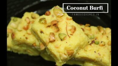 recipe for coconut burfi image