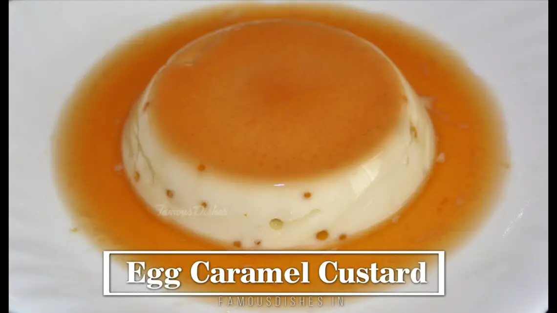recipe of caramel custard image