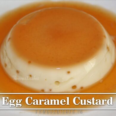 recipe of caramel custard image