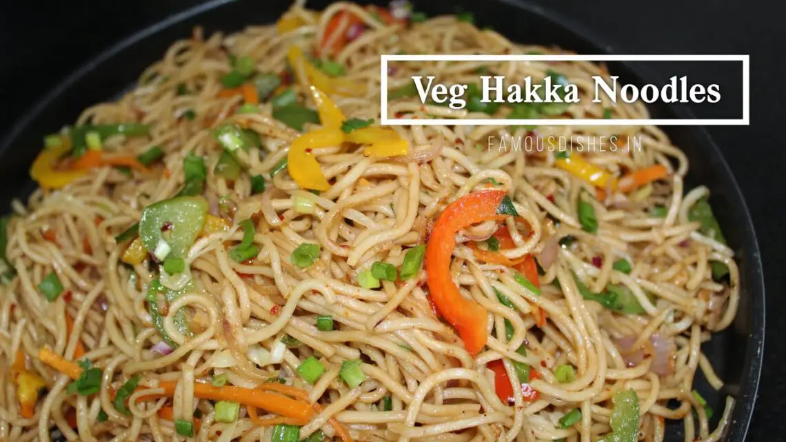 veg hakka noodles recipe image