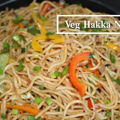 veg hakka noodles recipe image