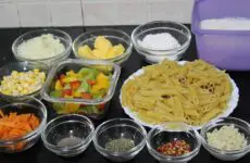 ingredients of white sauce pasta