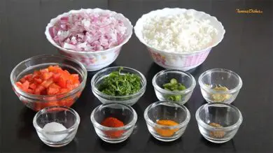 paneer bhurji ingredients