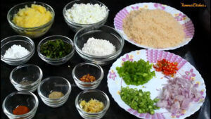 paneer cutlet ingredients