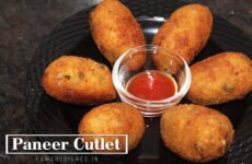 paneer cutlet recipe image