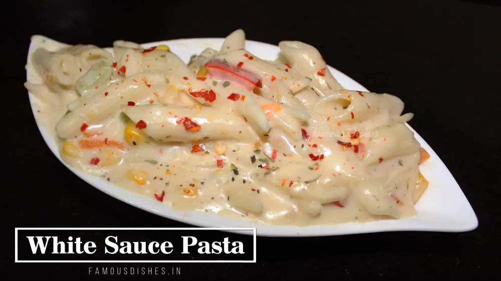white sauce pasta recipe image